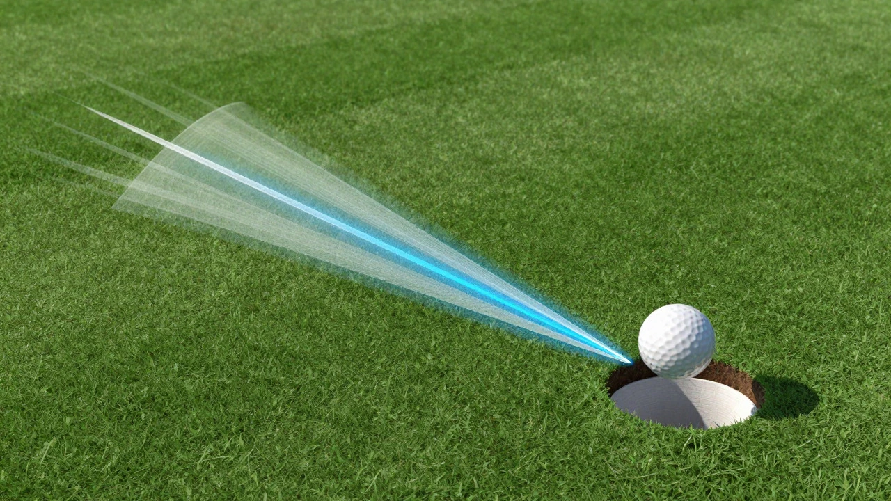 3D visualization of golf ball physics and trajectory